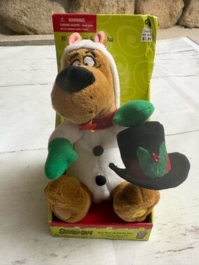 Vintage Scooby Doo Christmas Snowman Dancing Sings NIP Y2K 2003 Cartoon Network